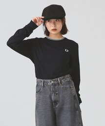 FRED PERRY / ツイン ティップド ロングスリーブ Tシャツ