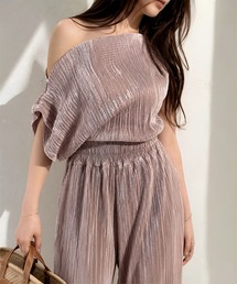 セール】スウェルぺプラムセットアップパンツドレス / swell peplum
