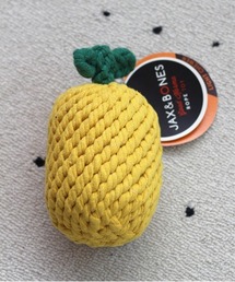 TOOLS FOR THE DOG(c[YtH[UhbO)JAX&BONES GOOD KARMA ROPE TOYSmPINEAPPLEn(ybgp)