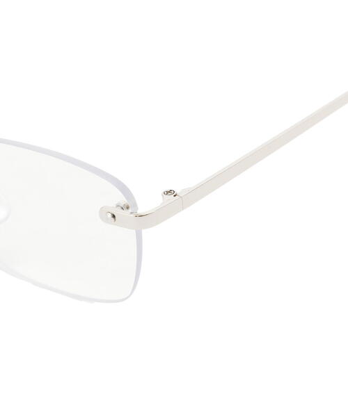 FREE'S MART（フリーズマート）の「クリアレンズメガネ（メガネ・レディース・ホワイト・ﾌﾘ-）」の6枚目の写真