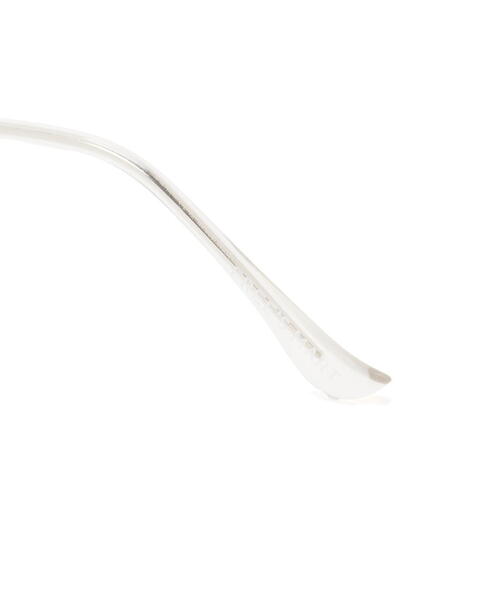 FREE'S MART（フリーズマート）の「クリアレンズメガネ（メガネ・レディース・ホワイト・ﾌﾘ-）」の9枚目の写真