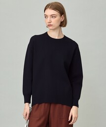 シンセティックダブルフェイス ニットプルオーバー