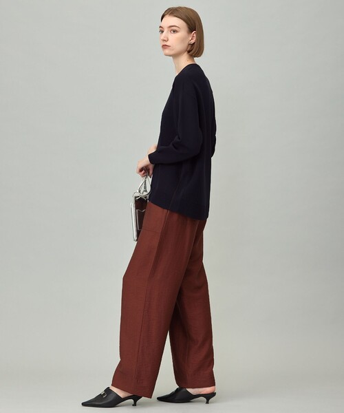 セール】シンセティックダブルフェイス ニットプルオーバー（ニット