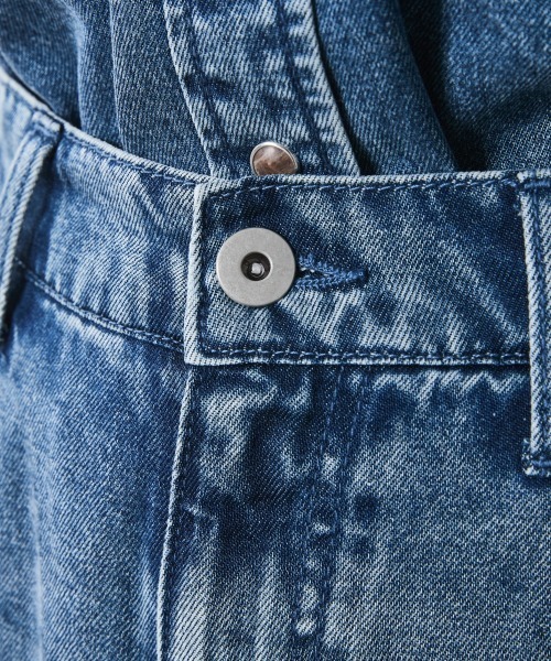 CHIC STYLE(シックスタイル)の「ソフトデニムマキシスカート<大きいサイズ有>シックスタイル(デニムスカート・レディース・ブルー系/ブラック系・M/L/LL/3L/4L/5L)」の14枚目の写真