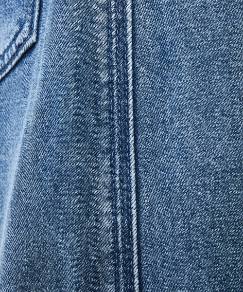 CHIC STYLE(シックスタイル)の「ソフトデニムマキシスカート<大きいサイズ有>シックスタイル(デニムスカート・レディース・ブルー系/ブラック系・M/L/LL/3L/4L/5L)」の17枚目の写真