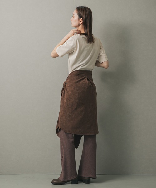 SENSE OF PLACE by URBAN RESEARCH(センスオブプレイスバイアーバンリサーチ)の「カットフレアパンツ(その他パンツ・レディース・ベージュ/ブラウン/チャコールグレー・ONE)」の15枚目の写真