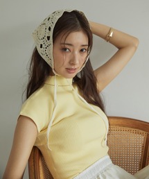 ACYM（アシーム）の「フレンチスリーブマシュマロニット（Tシャツ/カットソー）」