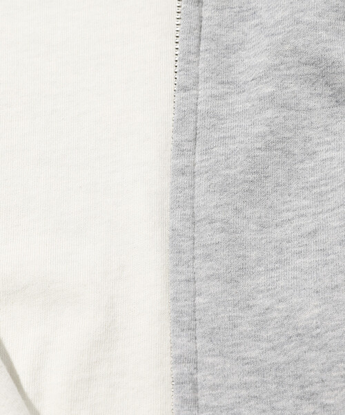 Firsthand(ファーストハンド)の「Firsthand/ファーストハンド 配色 リラックスフィット ダブルジップフーディ / ダブルフェイス ジップアップ フーディ(パーカー・メンズ・グレー/チャコールグレー/ブラック・M/L)」の17枚目の写真