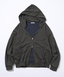 Firsthand（ファーストハンド）の「Firsthand/ファーストハンド 配色 リラックスフィット ダブルジップフーディ / ダブルフェイス ジップアップ フーディ（パーカー・メンズ）」