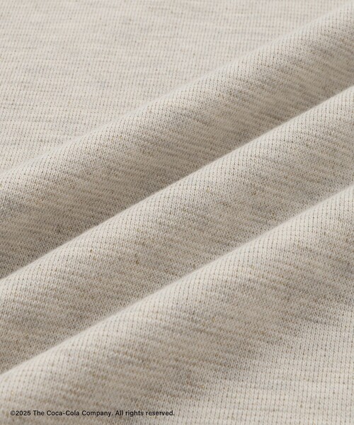 Coca Cola（コカコーラ）の「【Coca-Cola】【汗染み加工・セットアップ対応】ラメ入りミニ裏毛アイラインスカート（スカート・レディース・ライトグレー/チャコールグレー/グレー系その他・L/M）」の7枚目の写真