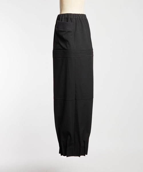 gomme(ゴム)の「サーモストレッチ ジャムタックパンツ2(その他パンツ・レディース・ブラック/チャコール・MEDIUM)」の13枚目の写真