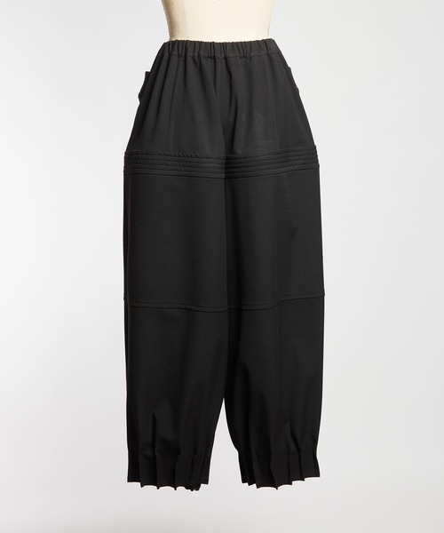 gomme(ゴム)の「サーモストレッチ ジャムタックパンツ2(その他パンツ・レディース・ブラック/チャコール・MEDIUM)」の14枚目の写真