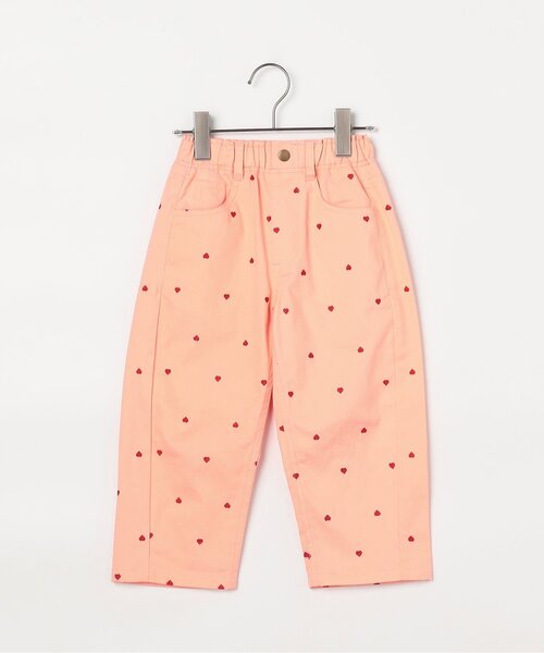p.premier（ピードットプルミエ）の「【ジュニア対応】ハート刺繍のワイドストレートジーンズ（デニムパンツ・キッズ・ピンク/ブルー・80/90/100/110/120/130/140）」の16枚目の写真