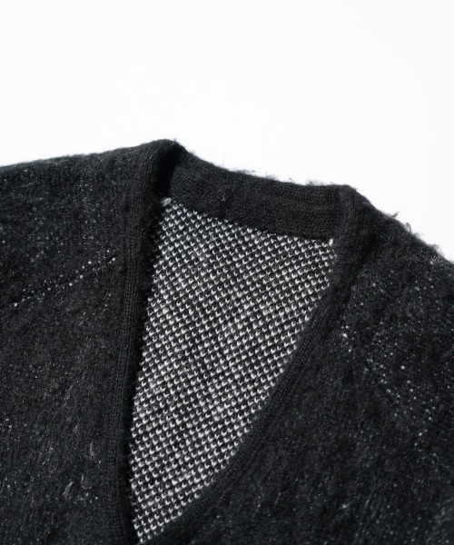 THRIFTY LOOK(スリフティールック)の「THRIFTY LOOK / スリフティールック RAGLAN SLEEVE SOUVENIR CARDIGAN スーベニアデザイン ラグランスリーブ カーディガン モヘアタッチ(カーディガン/ボレロ・メンズ・ブラック系その他/ブラック・SMALL/MEDIUM/LARGE)」の15枚目の写真
