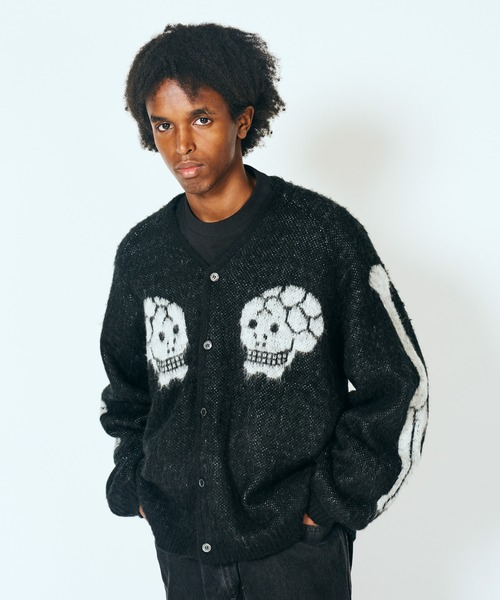 【Randy】プレイドファースリーブカーディガンアンサンブル プレイドファースリーブカーディガンアンサンブル – Randy