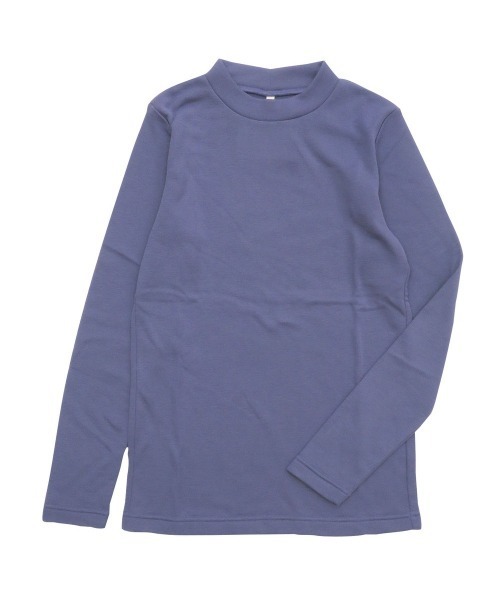 BACKYARD FAMILY(バックヤードファミリー)の「ひまわりオイル加工 ハイネック長袖(Tシャツ/カットソー・レディース・イエロー/パープル/ブルー/ピンク/チャコール/オフホワイト/ラベンダー/ブラウン/テラコッタ・M/LL/L)」の6枚目の写真