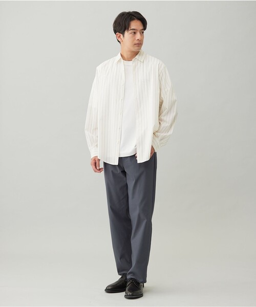 UNFILO(アンフィーロ)の「COTTON TOUCH 機能美パンツ ストレート(その他パンツ・メンズ・ブラック系/ベージュ系/グレー系・SMALL/MEDIUM/LARGE/X-LARGE)」の7枚目の写真