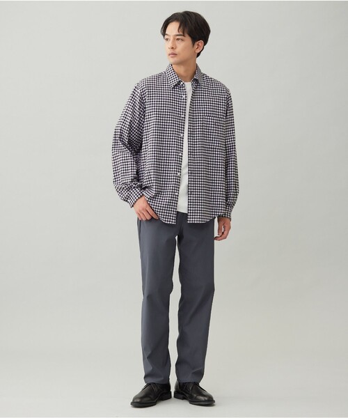 UNFILO(アンフィーロ)の「COTTON TOUCH 機能美パンツ ストレート(その他パンツ・メンズ・ブラック系/ベージュ系/グレー系・SMALL/MEDIUM/LARGE/X-LARGE)」の8枚目の写真