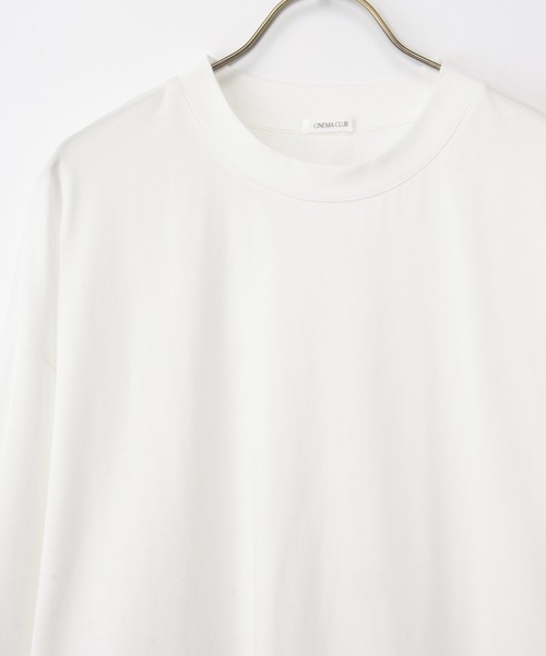 Honeys(ハニーズ)の「ゆるチュニックTシャツ(Tシャツ/カットソー・レディース・キャメル/ブラック/グレイッシュベージュ/オフホワイト/スミクロ・F)」の18枚目の写真