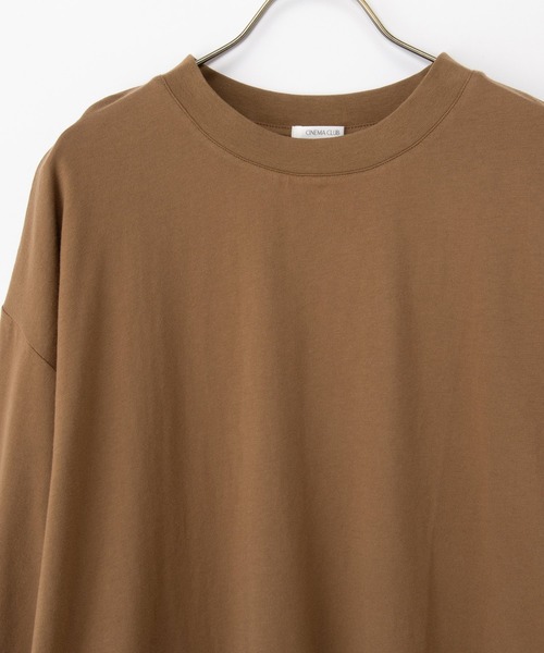 Honeys(ハニーズ)の「ゆるチュニックTシャツ(Tシャツ/カットソー・レディース・キャメル/ブラック/グレイッシュベージュ/オフホワイト/スミクロ・F)」の22枚目の写真