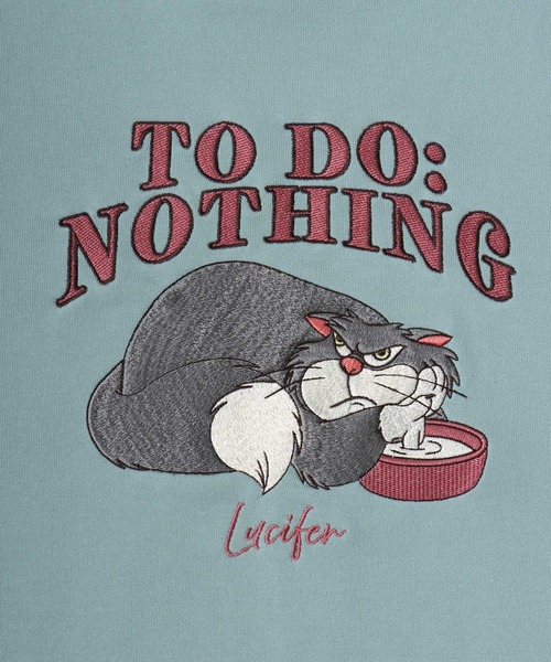 Disney（ディズニー）の「Disney（ディズニー）キャラクター刺繍スウェットトレーナー/ズートピア（ジュディ・ホップス＆ニック・ワイルド）/シンデレラ（ルシファー）（スウェット・レディース・ブラック/ホワイト系その他/ミント/チェリーピンク・L/M）」の11枚目の写真
