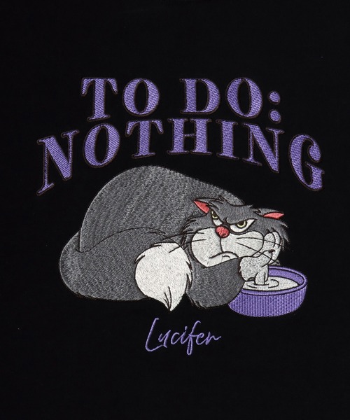 Disney（ディズニー）の「Disney（ディズニー）キャラクター刺繍スウェットトレーナー/ズートピア（ジュディ・ホップス＆ニック・ワイルド）/シンデレラ（ルシファー）（スウェット・レディース・ブラック/ホワイト系その他/ミント/チェリーピンク・L/M）」の9枚目の写真