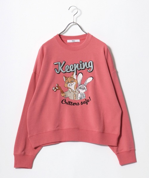 セール】Disney（ディズニー）キャラクター刺繍スウェット