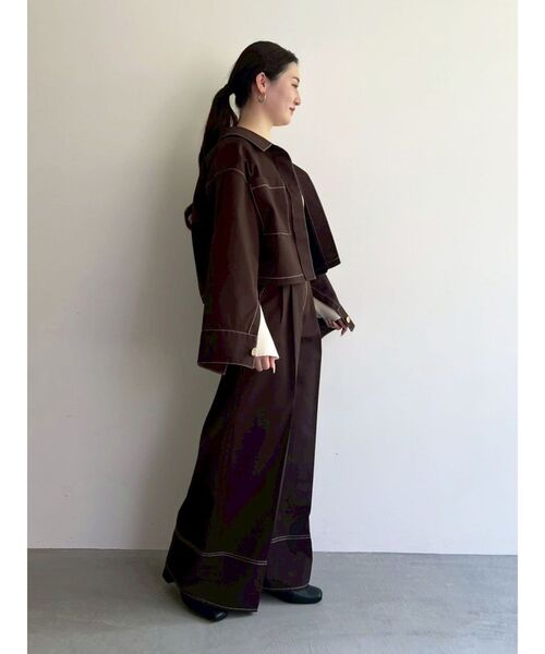 Dickies（ディッキーズ）の「【別注Dickies】ショートワークジャケット（その他アウター・レディース・ベージュ/グリーン/ブラウン・FREE）」の12枚目の写真