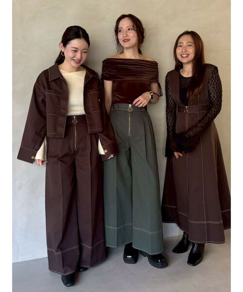 Dickies（ディッキーズ）の「【別注Dickies】ショートワークジャケット（その他アウター・レディース・ベージュ/グリーン/ブラウン・FREE）」の18枚目の写真