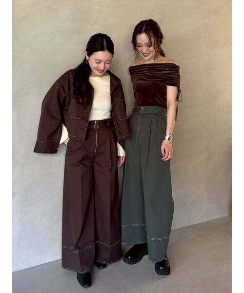 Dickies（ディッキーズ）の「【別注Dickies】ショートワークジャケット（その他アウター・レディース・ベージュ/グリーン/ブラウン・FREE）」の19枚目の写真