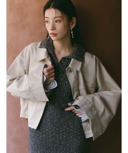 Dickies/ディッキーズ SLOBE別注 ショートジャケット Dickies コート アウター ディッキーズ ショート丈カツラギ