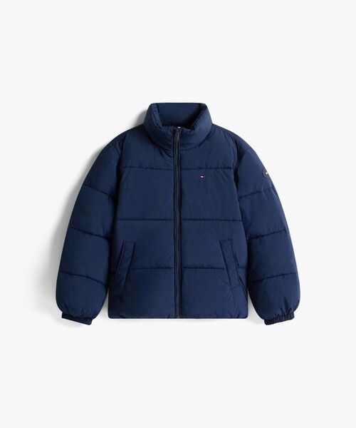 TOMMY HILFIGER(トミーヒルフィガー)の「KIDS フラッグパッファジャケット(ダウンジャケット/コート・キッズ・ネイビー/ホワイト・140cm/130cm/150cm/160cm)」の19枚目の写真