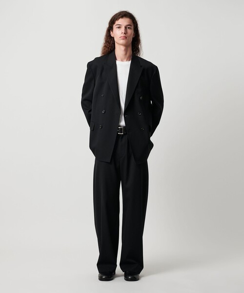 MONKEY TIME（モンキータイム）の「TW ツイル ダブル ジャケット -セットアップ対応-（テーラードジャケット・メンズ・ブラック・L/M/S）」の9枚目の写真