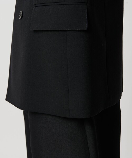 MONKEY TIME（モンキータイム）の「TW ツイル ダブル ジャケット -セットアップ対応-（テーラードジャケット・メンズ・ブラック・L/M/S）」の14枚目の写真