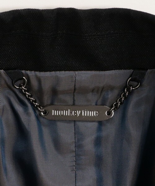 MONKEY TIME（モンキータイム）の「TW ツイル ダブル ジャケット -セットアップ対応-（テーラードジャケット・メンズ・ブラック・L/M/S）」の18枚目の写真
