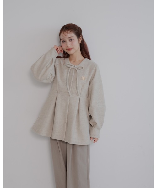 メルトンペプラムトップ（その他アウター）｜JUMELLE（ジュメロ）の