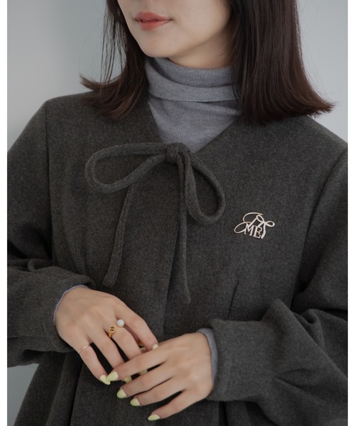 メルトンペプラムトップ（その他アウター）｜JUMELLE（ジュメロ）の