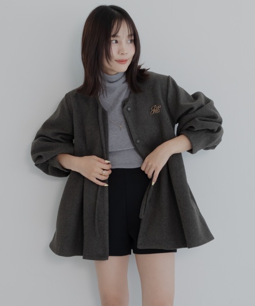 jumelle（ジュメロ）の「メルトンペプラムトップ（その他アウター