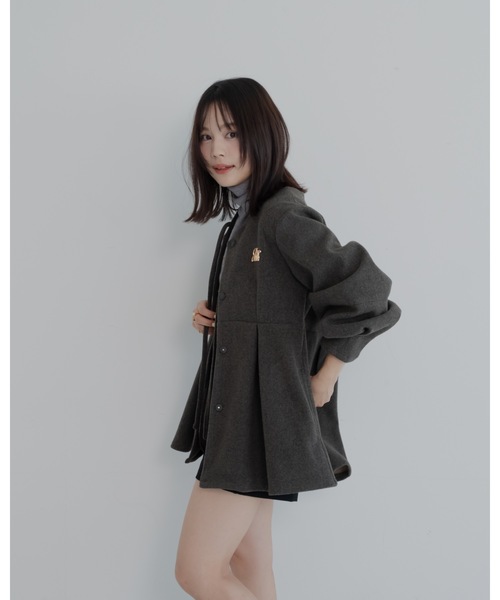 jumelle（ジュメロ）の「メルトンペプラムトップ（その他アウター