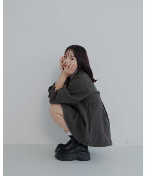 jumelle メルトンペプラムトップ グレー メルトンペプラムトップ | トップス | JUMELLE