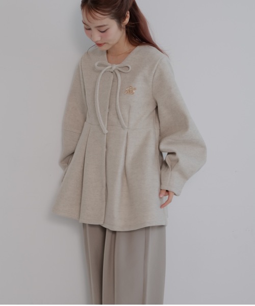 メルトンペプラムトップ（その他アウター）｜jumelle（ジュメロ）の