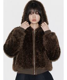 EMODA | フードフェイクファーブルゾン(ブルゾン)