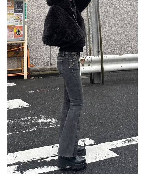 EMODA ファーブルゾン セール】フードフェイクファーブルゾン（ブルゾン）｜EMODA（エモダ