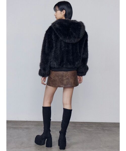 セール】フードフェイクファーブルゾン（ブルゾン）｜EMODA（エモダ