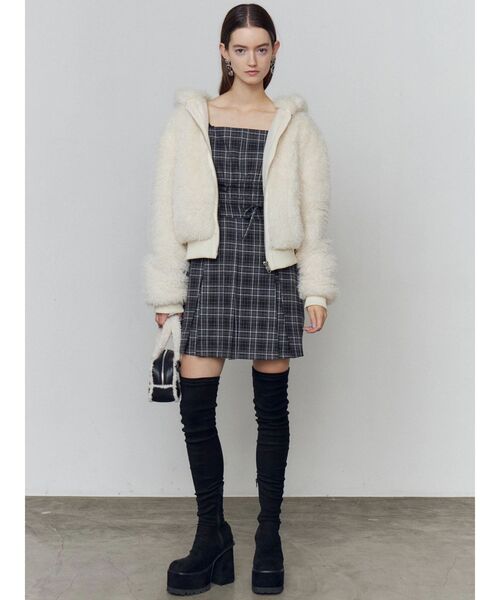 EMODA（エモダ）の「フードフェイクファーブルゾン（ブルゾン）」 - WEAR