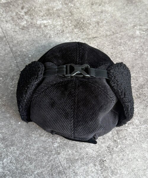 CPCM（シーピーシーエム）の「コーデュロイフライトキャップ（キャップ・レディース・ブラック/ブラウン/ベージュ・FREE）」の11枚目の写真