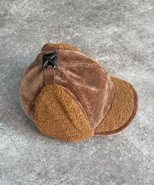 CPCM（シーピーシーエム）の「コーデュロイフライトキャップ（キャップ・レディース・ブラック/ブラウン/ベージュ・FREE）」の20枚目の写真