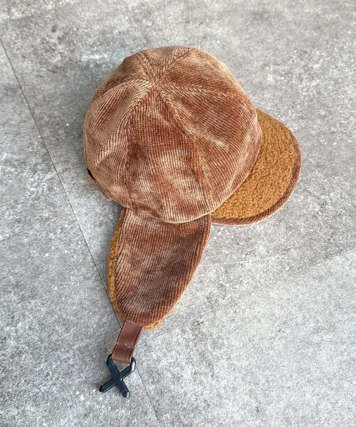 CPCM（シーピーシーエム）の「コーデュロイフライトキャップ（キャップ・レディース・ブラック/ブラウン/ベージュ・FREE）」の21枚目の写真