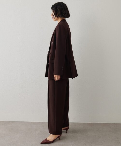 Whim Gazette（ウィムガゼット）の「ダブルテーラードジャケット（テーラードジャケット・レディース・ブラウン/ブラック・FREE）」の14枚目の写真