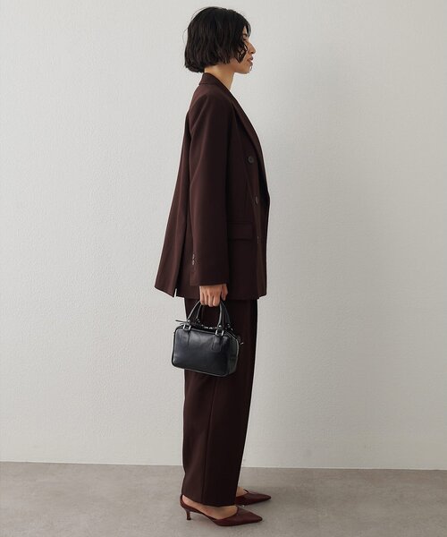 Whim Gazette（ウィムガゼット）の「ダブルテーラードジャケット（テーラードジャケット・レディース・ブラウン/ブラック・FREE）」の18枚目の写真